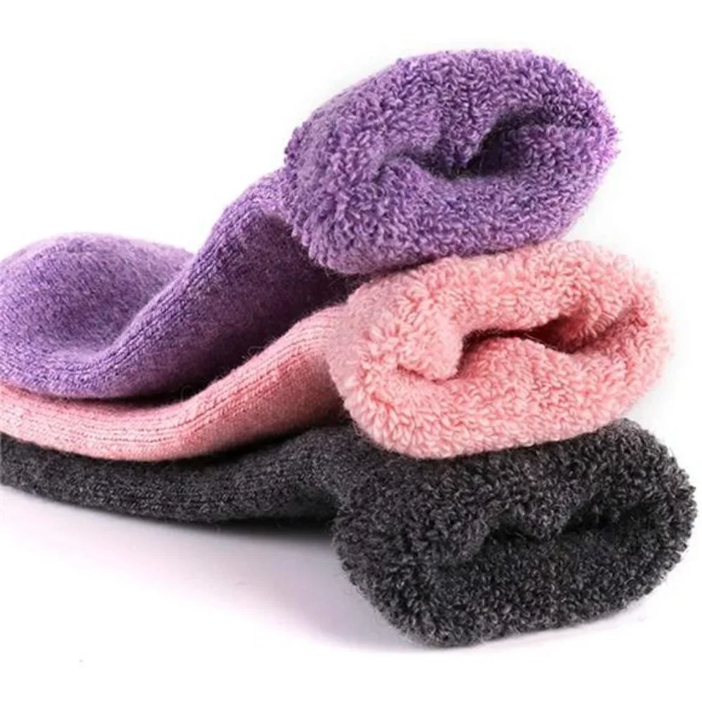 Women's Super Thick Wool Socks - Soft Warm Comfort Winter Socks (Pack of 3)